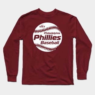 Phillies 80s Retro Ball Long Sleeve T-Shirt
